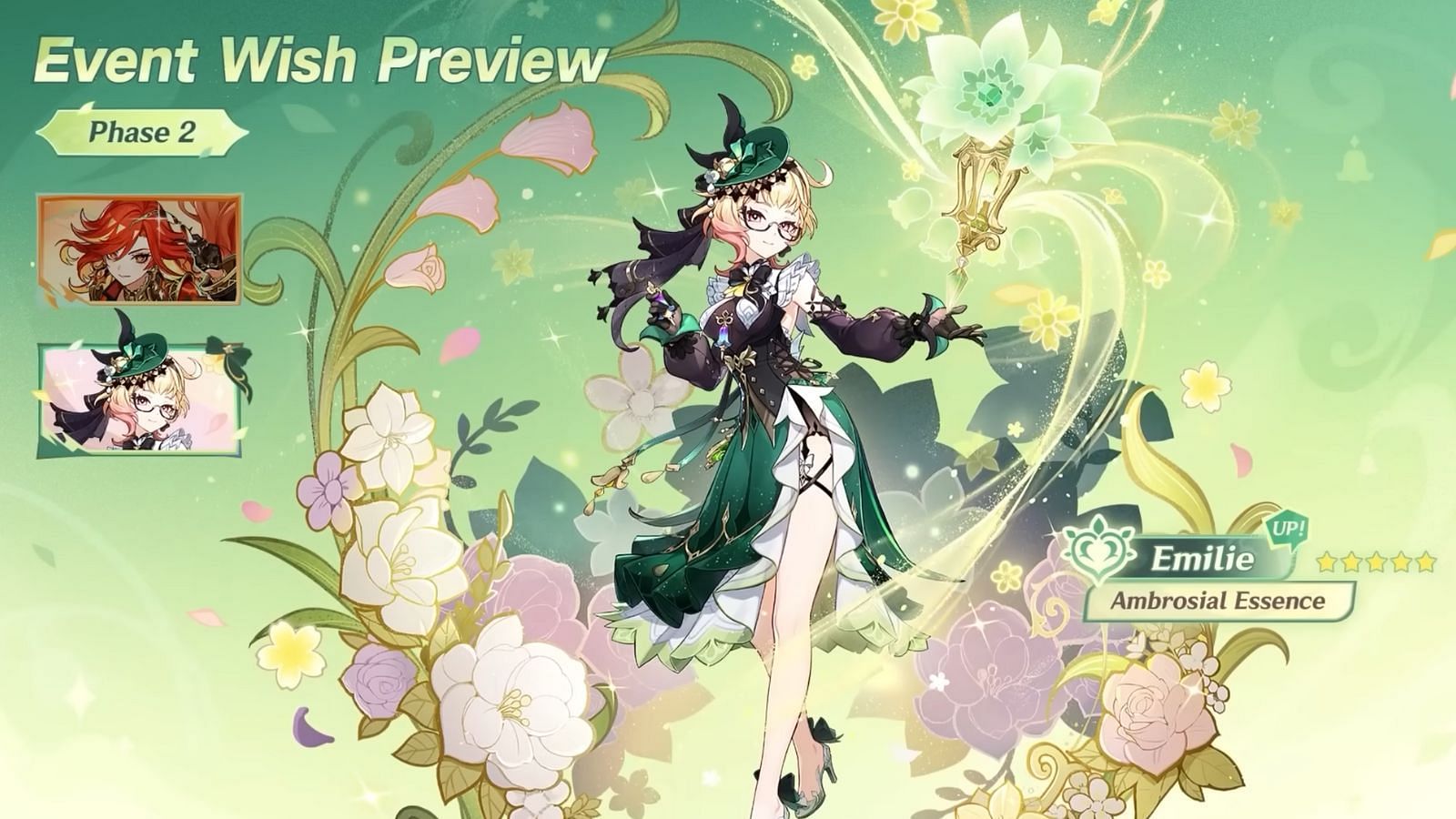 Emilie will have her first re-run in Phase 2 of version 5.7 (Image via HoYoverse)